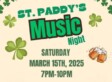 St. Paddy’s Music Night!