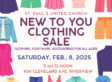 “New to You” Clothing Sale Sat Feb 8